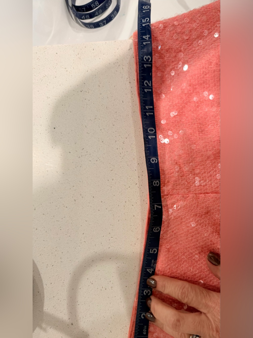 Farm Rio x Anthropologie Sequin Wide Leg Pants -Pink - Picture 10 of 10
